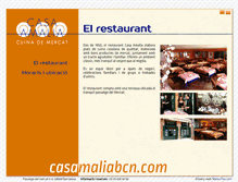 Tablet Screenshot of casamaliabcn.com